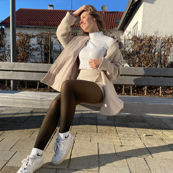 Translucent Fleece-Lined Tights - PAY FOR 1, GET 2