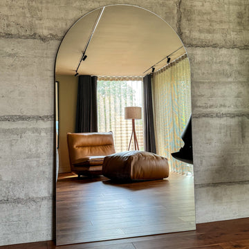 Edge Mirror – Large frameless curved design full-length mirror (179 cm x 110 cm)