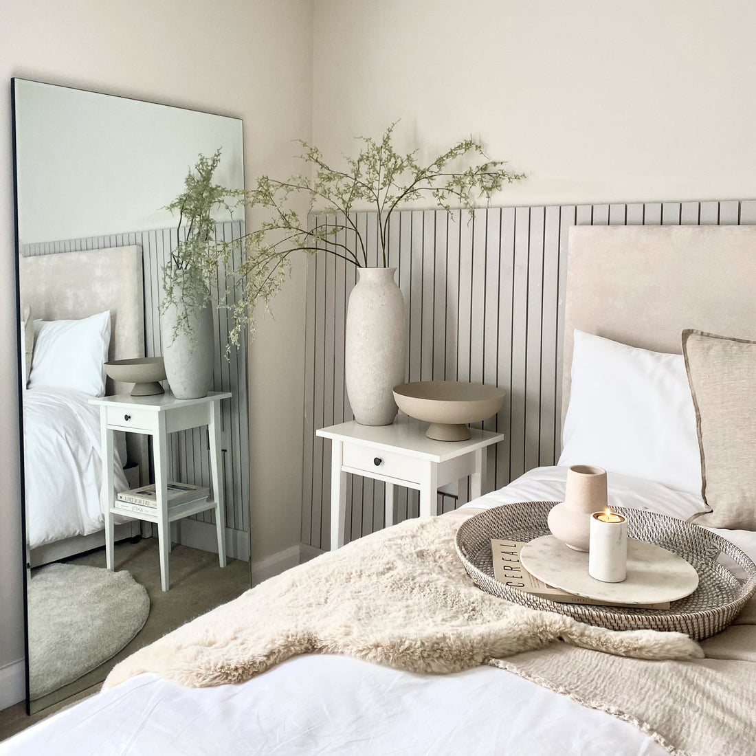 Miroir Edge – Grand Miroir Pleine Longueur Rectangulaire Sans Cadre (170 cm x 80 cm)