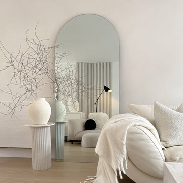Edge Mirror – Large Frameless Curved Full Length Mirror (179 cm x 80 cm)